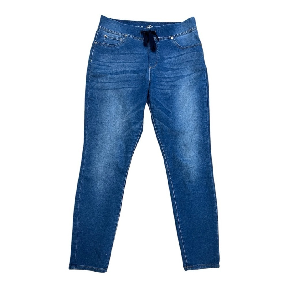 St John’s Bay Elastic Waist Skinny Leg Women Jeans Size M